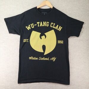Wu-Tang Clan Shirt Medium Graphic Tee Modern Staten Island NY Logo Black